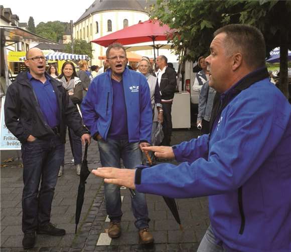 Auf dem Wochenmarkt in Bendorf herrscht immer gute Laune. Privat