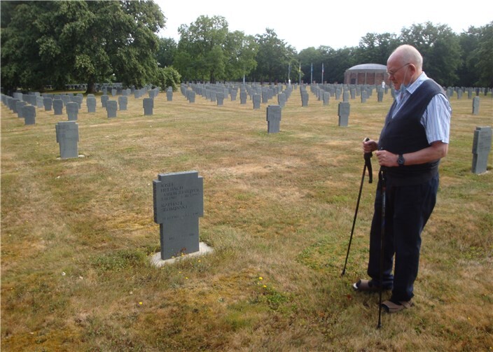 Auf dem deutschen Soldatenfriedhof in Niederbronne-les Bains.