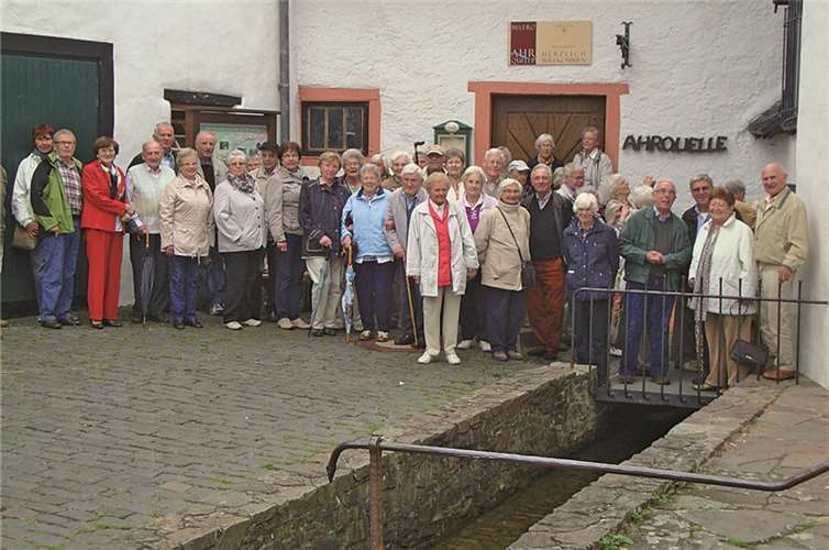 Auf dem gemeinsamen Ausflug erlebte die Eifelvereinfamilie Ahrweiler viel Interessantes.  Privat