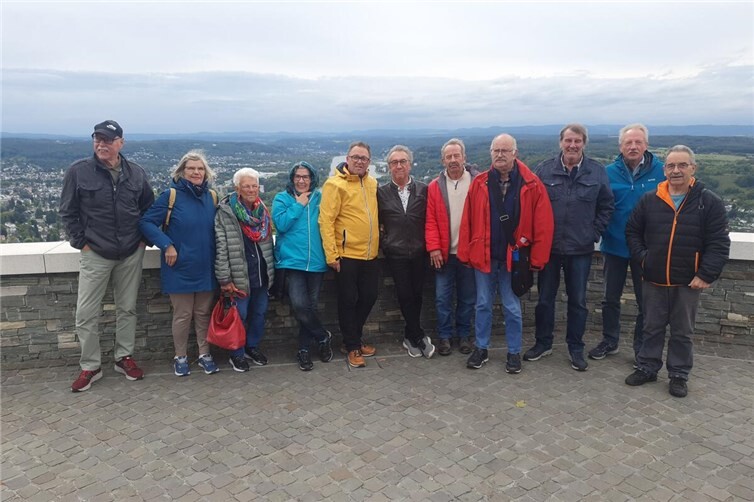 Auf dem schönen Drachenfels. Fotos: EVG Mayen