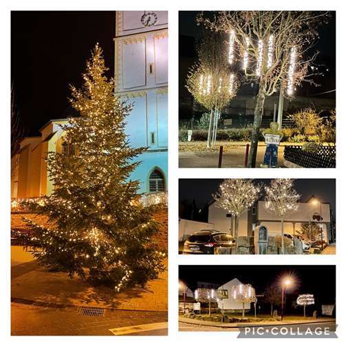 Auf den Fotos erkennt man neben dem sehr schönen Dorfplatz die neuen Beleuchtungen in der Andernacher Straße, am Godilda Platz und an der Einfahrt zur Kindertagesstätte. Ebenfalls gibt es eine zweite Illumination in der Hauptstraße in Höhe des Vereinshauses.Quelle: FWG Kettig