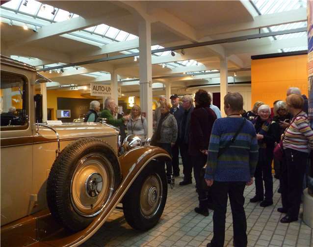 Auf der Hinfahrt stoppte die Gruppe für einen Besuch im August Horch Museum. Foto: privat