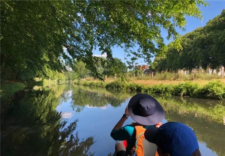 Auf der Niers am Niederrhein.Foto: privat