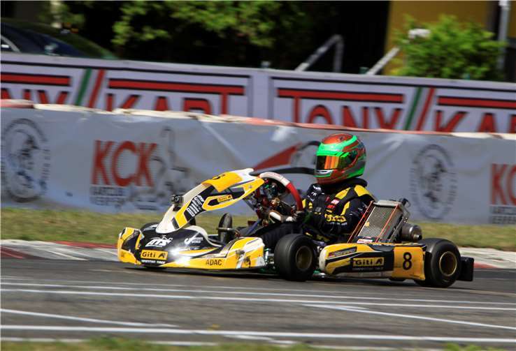 Auf der Strecke zeigte Julian Konrad direkt starke Leistungen. Fotos: privat