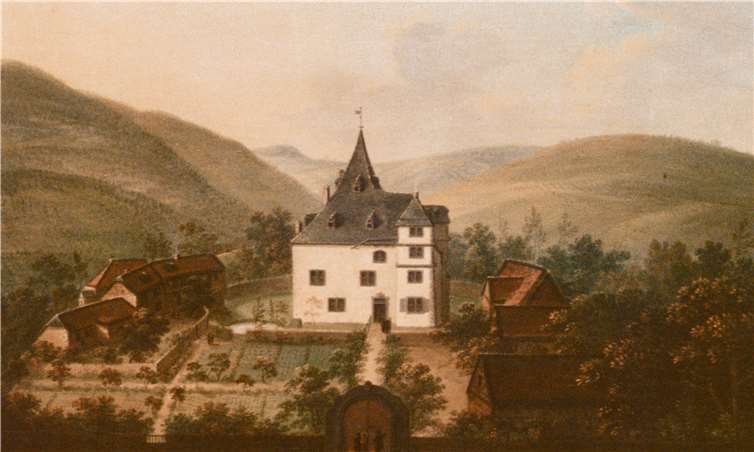 Auf der Unteren Burg residierte Adelgund von Breitbach, als die Schweden in das Dorf einfielen. Quelle: T. Napp