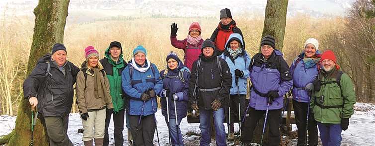 Auf der Wanderung boten sich herrliche Ausblicke. privat
