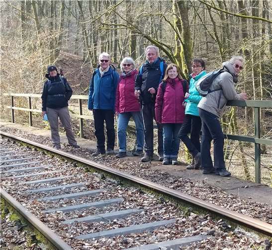 Auf der alten Bahntrasse im Brexbachtal. Quelle: Eifelverein Remagen