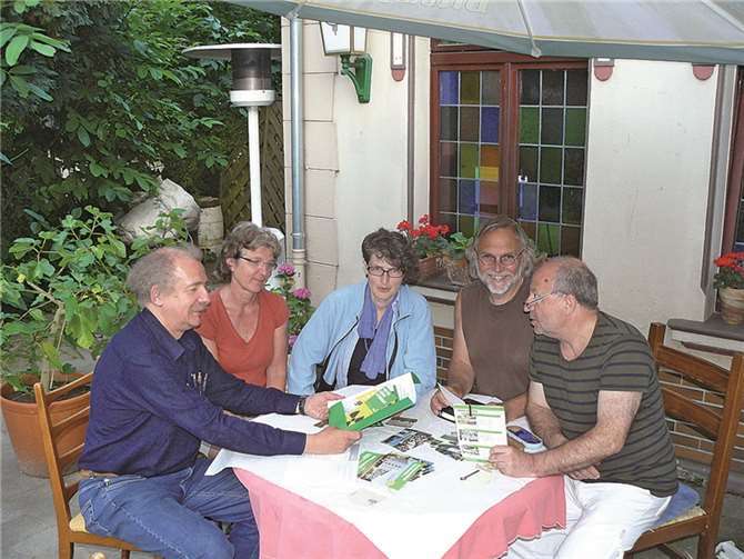 Auf der letzten Fraktionssitzung erörterten die Grünen aus Sinzig das Thema erneuerbare Energie.  Privat