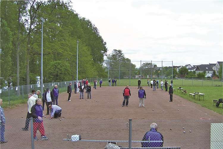 Auf der neuen Bouleanlage werden die Spieler noch viel Spaß haben.Privat