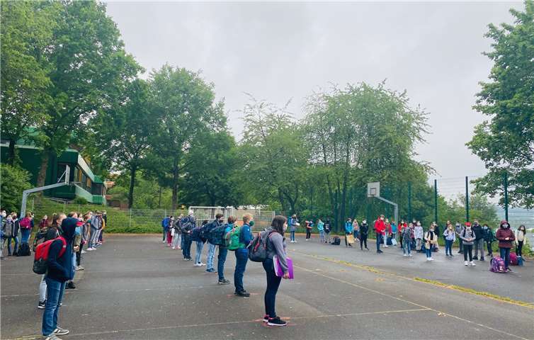 Auf die Einhaltung der Hygiene-Maßnahmen wird genau geachtet. Foto: privat