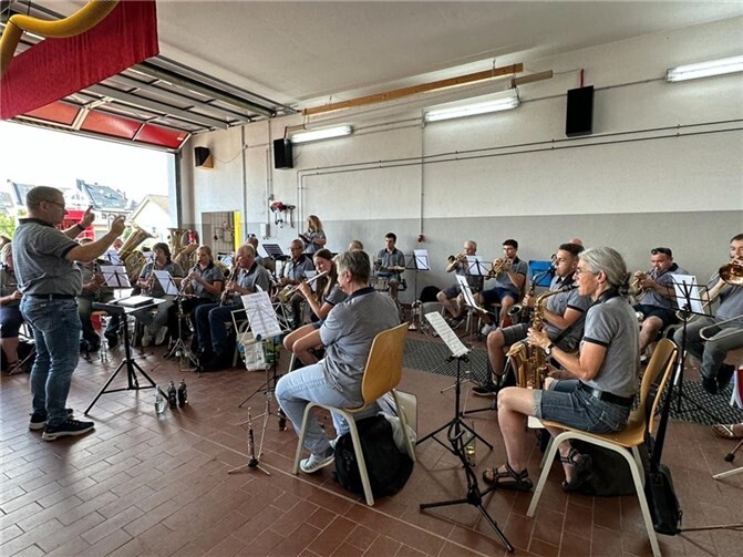 Auf die Stadtkapelle warten schon die nächsten Termine. Fotos: privat