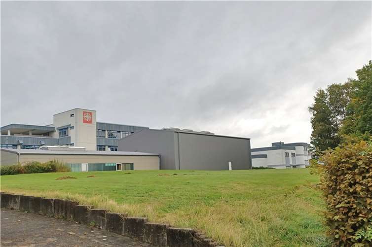 Auf dieser Wiese an der Oderstraße wird in den nächsten Wochen das Containerdorf für die Kita Himmelfeld errichtet. Das Gelände gehört zu den Caritas-Werkstätten der Caritas Westerwald-Rhein-Lahn.Quelle: Stadt Montabaur