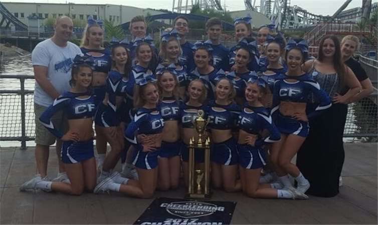 Auf eine grandiose Saison kann das Team CheerForce Rain zurückblicken. privat