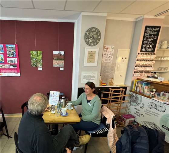 "Auf einen Kaffee mit..." am 13.09.24 im Café Sofa. Foto: privat