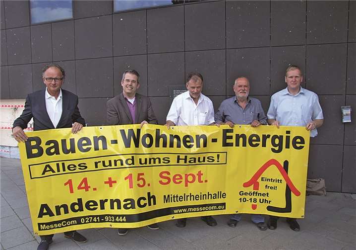 Auf einer Pressekonferenz wurde jetzt die bisherige Bilanz der 1. „BAUEN-WOHNEN & Energietage“ in Andernach vorgestellt.WAMFO.DE