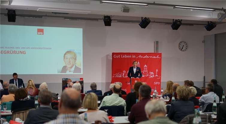 Auf große Beteiligung stieß die Gut-Leben-Veranstaltung „Zukunft der Pflege“ in Andernach. Fotos: SPD Mayen-Koblenz