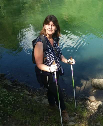 Auf neuen Wegen unterwegs - Katja Froeschmann von der SpVgg Burgbrohl.Foto: privat