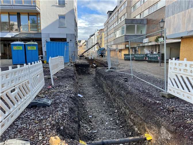 Aufbruchsstimmung: Am Platz der Linde wird derzeit viel gebaut.