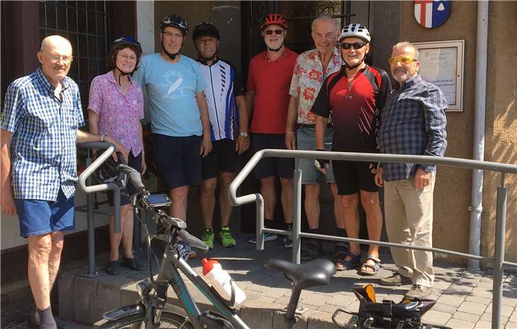 Aufgrund der strahlenden Sonne wurden einige Trinkpausen eingelegt. Foto: privat