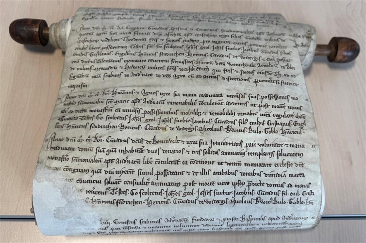 Aufnahme der Archivarien aus dem Stadtarchiv Andernach