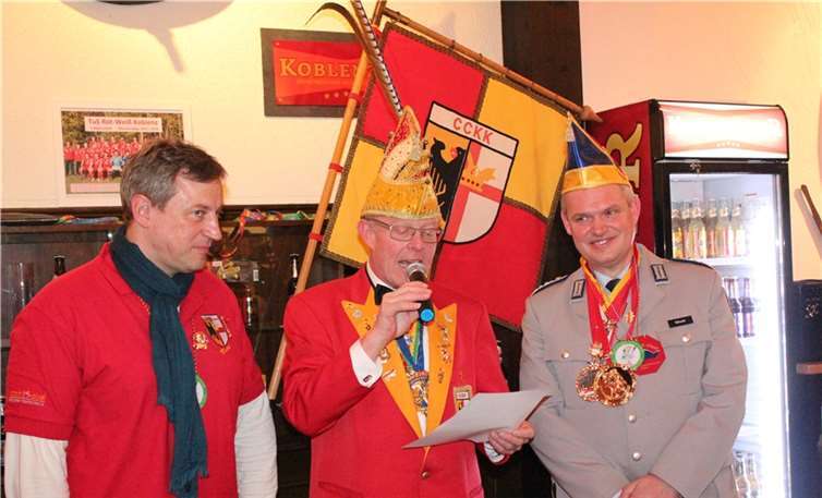 Aufnahme des neuen Standortältesten der Bundeswehr, Oberstarzt Bruno Most, in den CCKK.CCKK