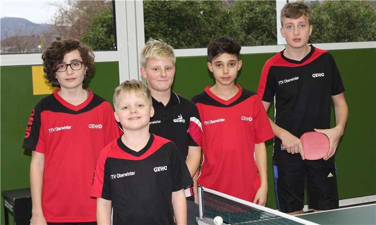 Aufstellung der TTV-Jugend gegen Kempenich/Spessart. Foto: privat