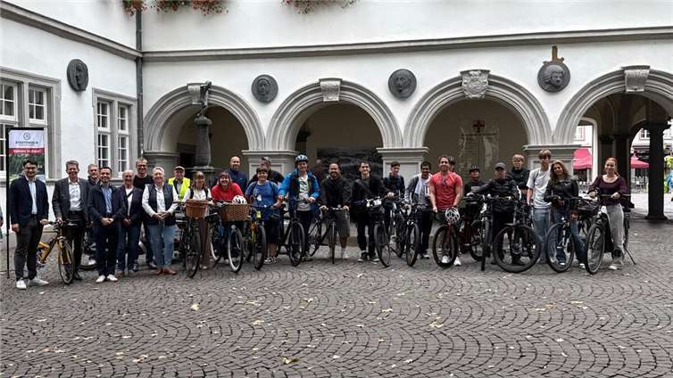 Auftakt zum Stadtradeln 2025. Foto: Stadt Koblenz/ Julian Häuser