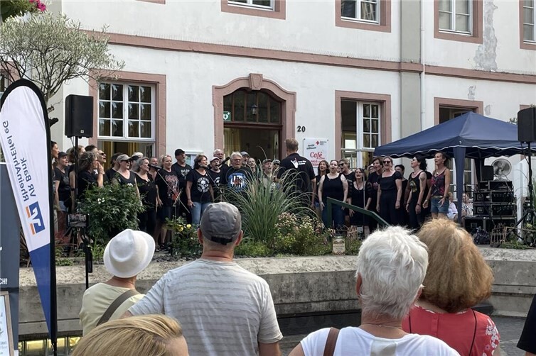 Auftritt an der Liebfrauenkirche in Koblenz