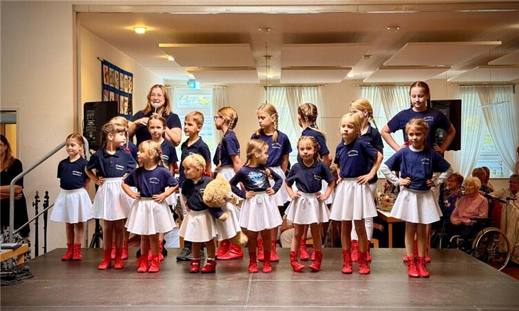 Auftritt der Kinder-Ehrengarde.