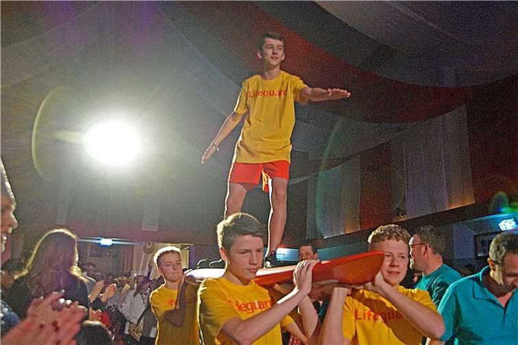 Auftritt der Ranzengarde „Coole Jungs“