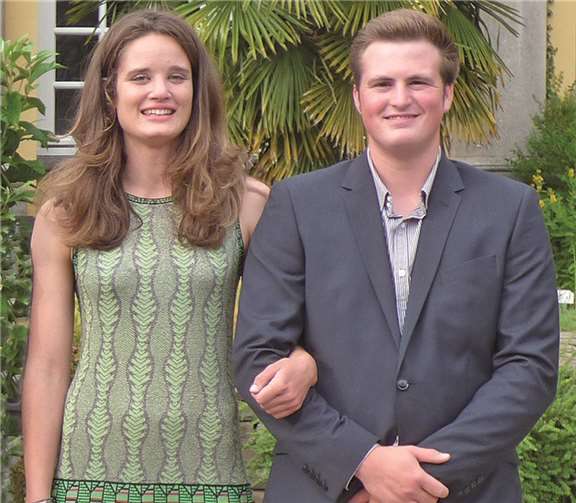 Aurelia Herder und Benedikt Reetz glänzten mit hervorragenden Leistungen.  Privat