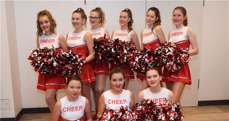 Aus Hilberath waren die Cheerleader angetreten, um ihr Können zu zeigen. Fotos: -EICH-