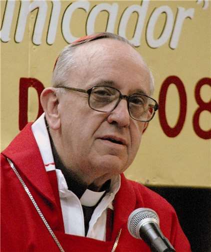 Aus Kardinal Jorge M. Bergoglio SJ wurde nun der neue Papst Franziskus.Wikipedia/VanKleinen