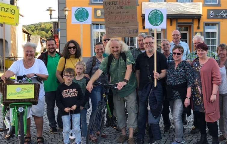 Aus allen Ecken des Kreises kamen die Demonstranten.Foto: privat