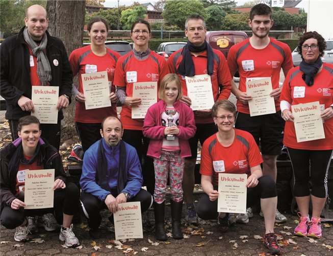 Aus den DRK-Bereichen Rettungsdienst, HausNotrufService, PflegeService und der zentralen Verwaltung hat auch in diesem Jahr wieder ein Team am Ahrweiler Firmenlauf teilgenommen und erfolgreich den zweiten Platz des Vorjahres verteidigt.Oliver Adams