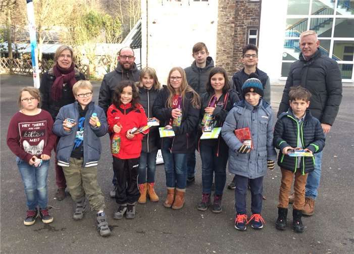 Aus den Klassen eins bis neun traten insgesamt zwölf Schülerinnen und Schüler an. privat