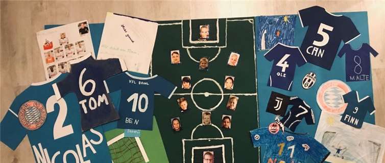 Aus den Kreativaufgaben ist ein Gesamtkunstwerk entstanden. Foto: privat