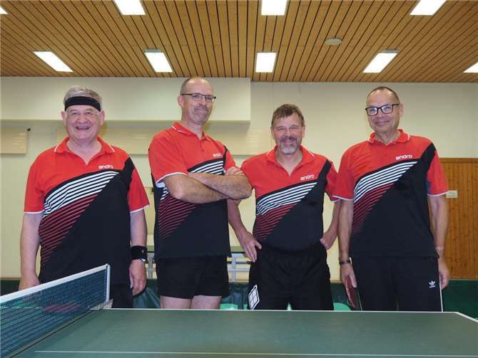 Aus der 2. Freizeitmannschaft: v.l. Haas, Geider, Kracht und Ehrmann.  Foto: SV Urmitz