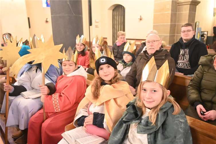 Aus der Verbandsgemeinde Mendig waren die Sternsinger aus Rieden und Volkesfeld angereist.