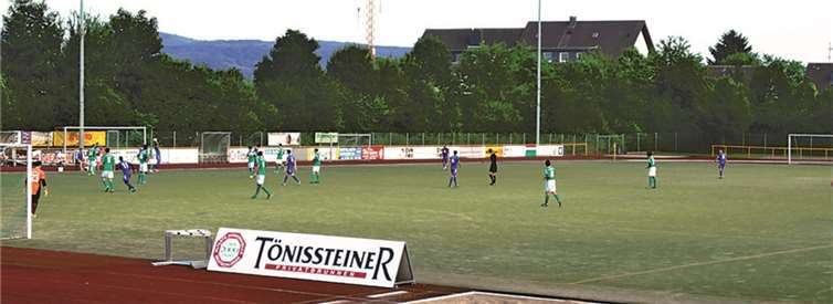 Aus diesem Einwurf entwickelte sich das 1-0 für die SG Bad Breisig.Privat