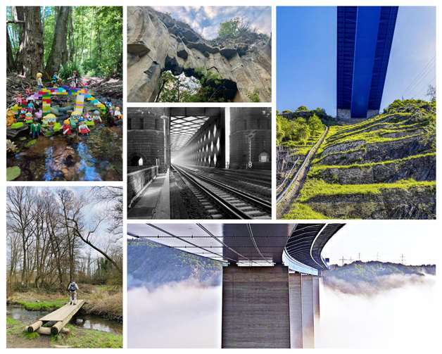 Aus mehr als hundert Einsendungen wurden diese Fotos sowie das Titelbild des Buches zu den Siegern des Fotowettbewerbes für das diesjährige Heimatbuch gekürt.Foto: Kreisverwaltung Mayen-Koblenz