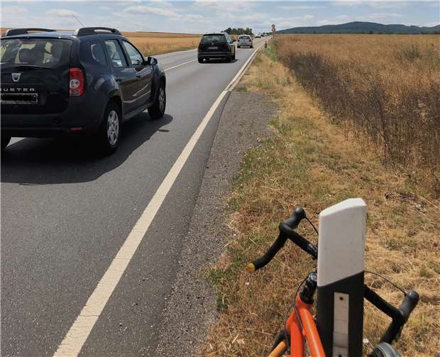 Ausbau steht bevor: an der L116 soll kein Radweg entstehen. Foto: privat