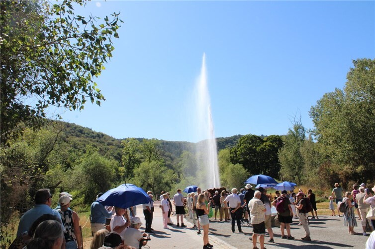 Ausbruch Geysir Andernach