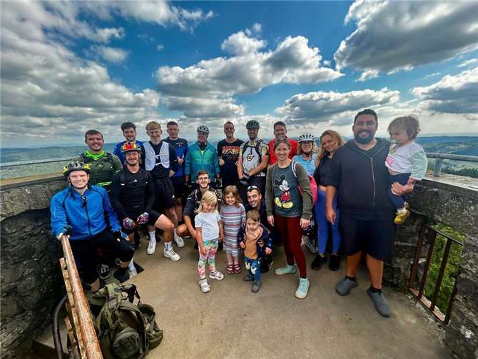 Ausfahrt zur Hohen Acht auf den Kaiser-Wilhelm-Turm.  Foto: privat
