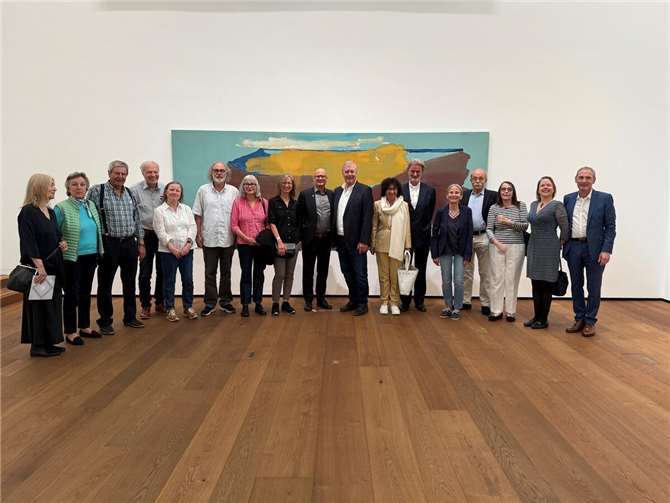 Ausflug der Gesellschaft der Freunde und Förderer des Arp Museums Rolandseck nach Wiesbaden.  Foto: privat