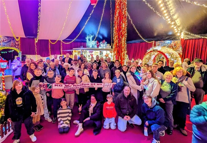 Ausflug der KG zu dem Bonner Weihnachtszirkus.  Foto: privat