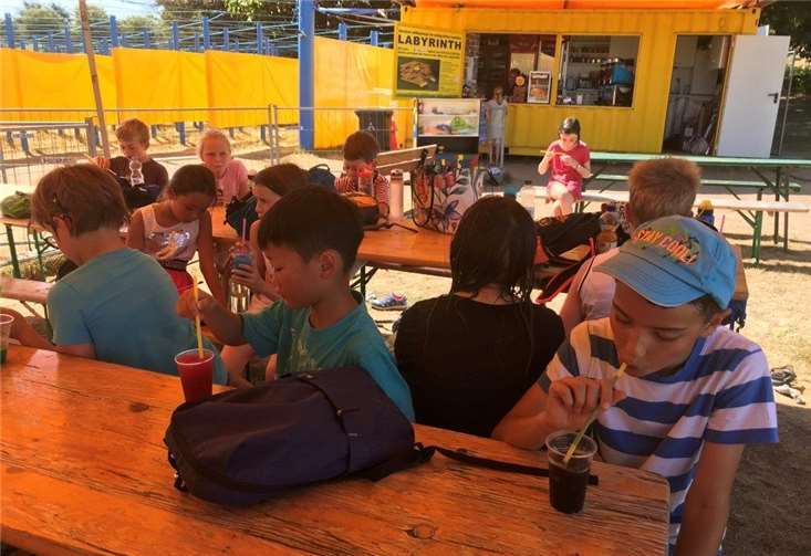 Ausflug zum Labyrinth in Bonn.