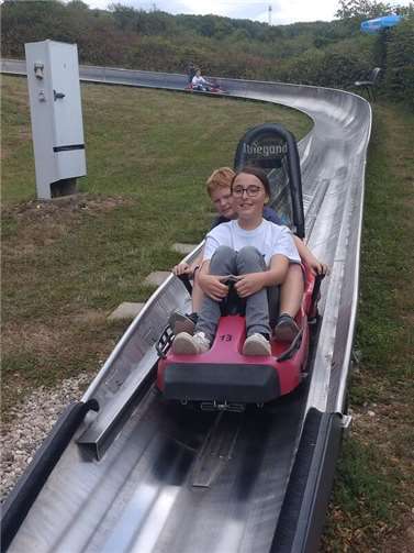 Ausflug zur Sommerrodelbahn in St. Goarshausen.