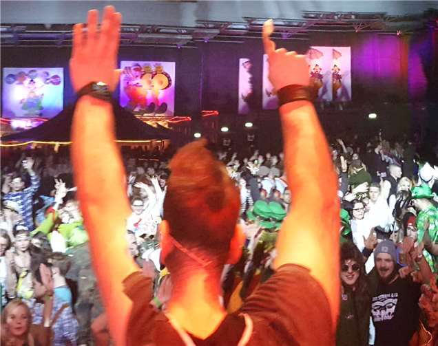 Ausgelassene Stimmung beim diesjährigen Karnevalsevent.privat