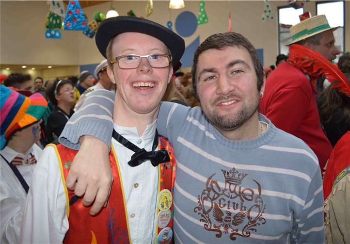 Ausgelassene Stimmung herrschte in der RMW-Cafeteria.